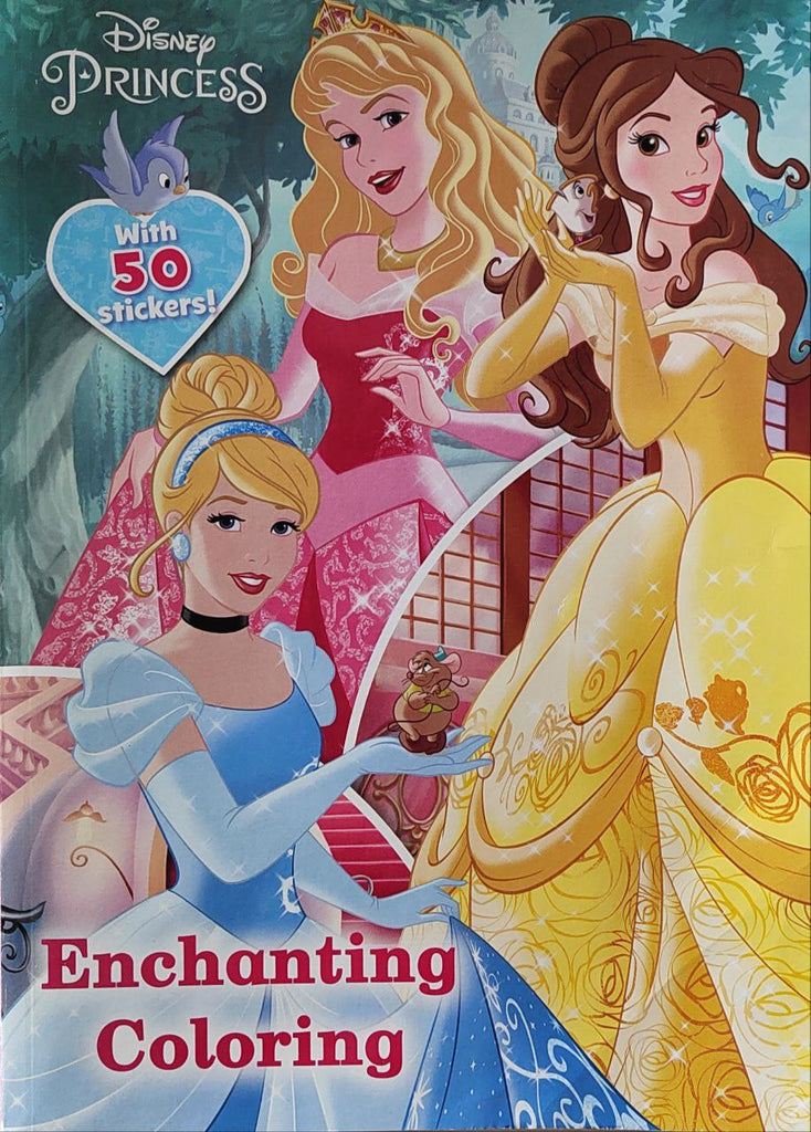 the enchanting world colouring book