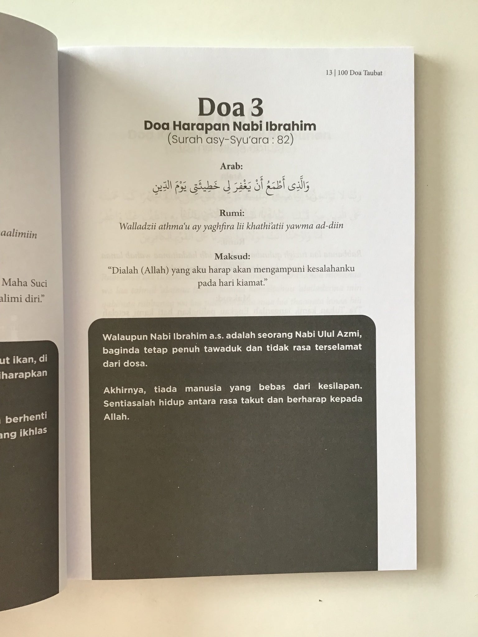 100 Doa Taubat Dari Al Quran dan Hadith Nabi Muhammad SAW