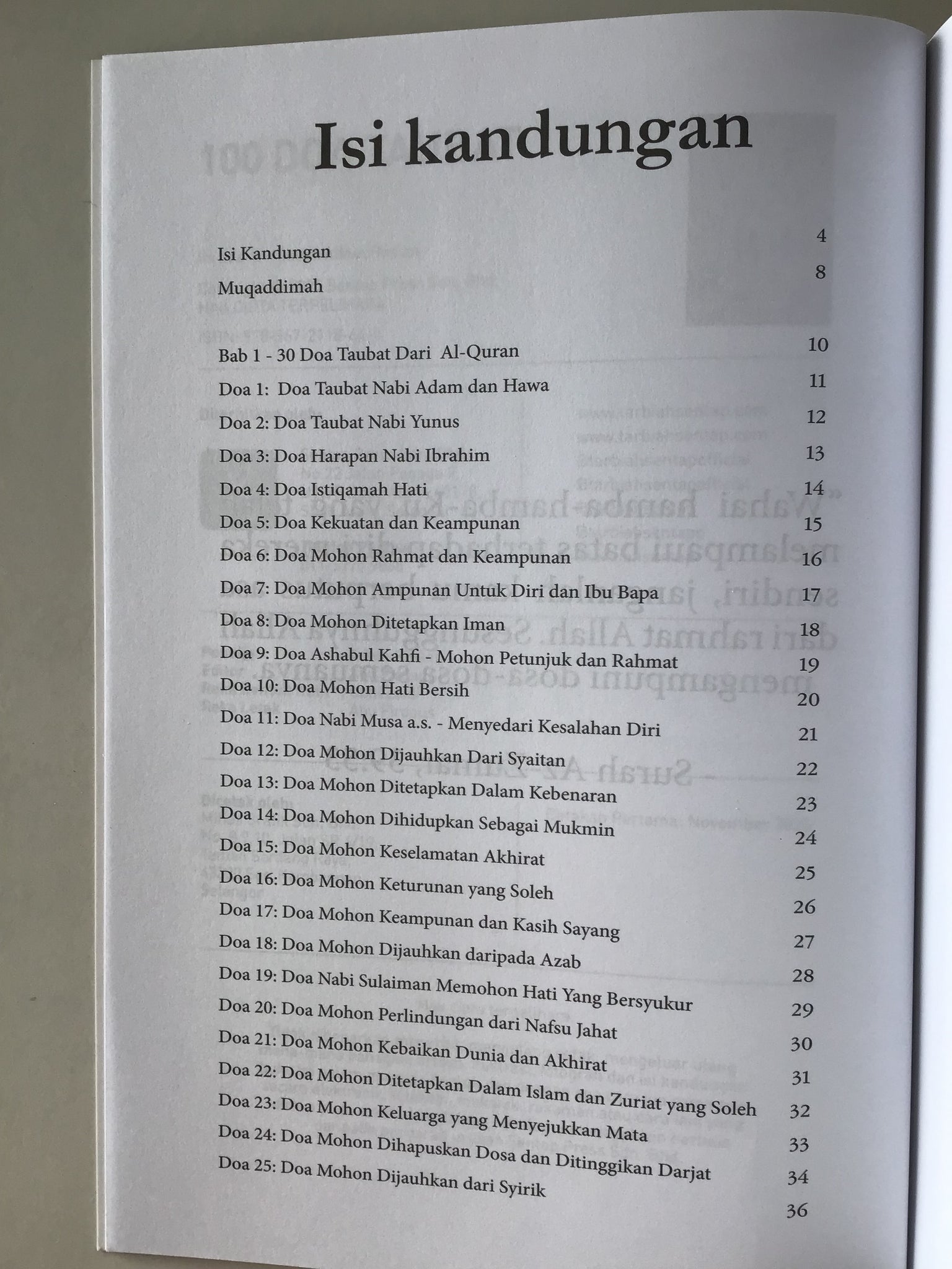 100 Doa Taubat Dari Al Quran dan Hadith Nabi Muhammad SAW