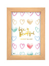 DG A5 Framed Print Art Life is Beautiful