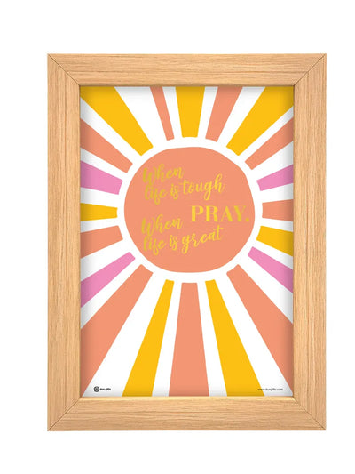 DG A5 Framed Print Art Pray