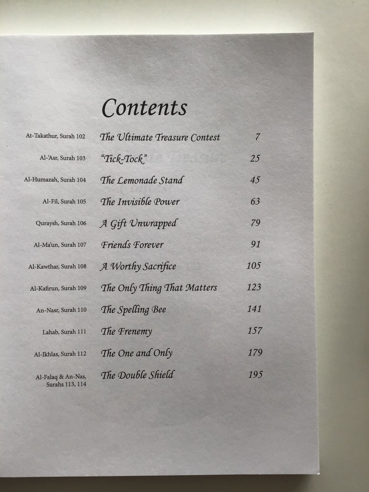 The Ultimate Treasure: Stories for Juzz 'Amma