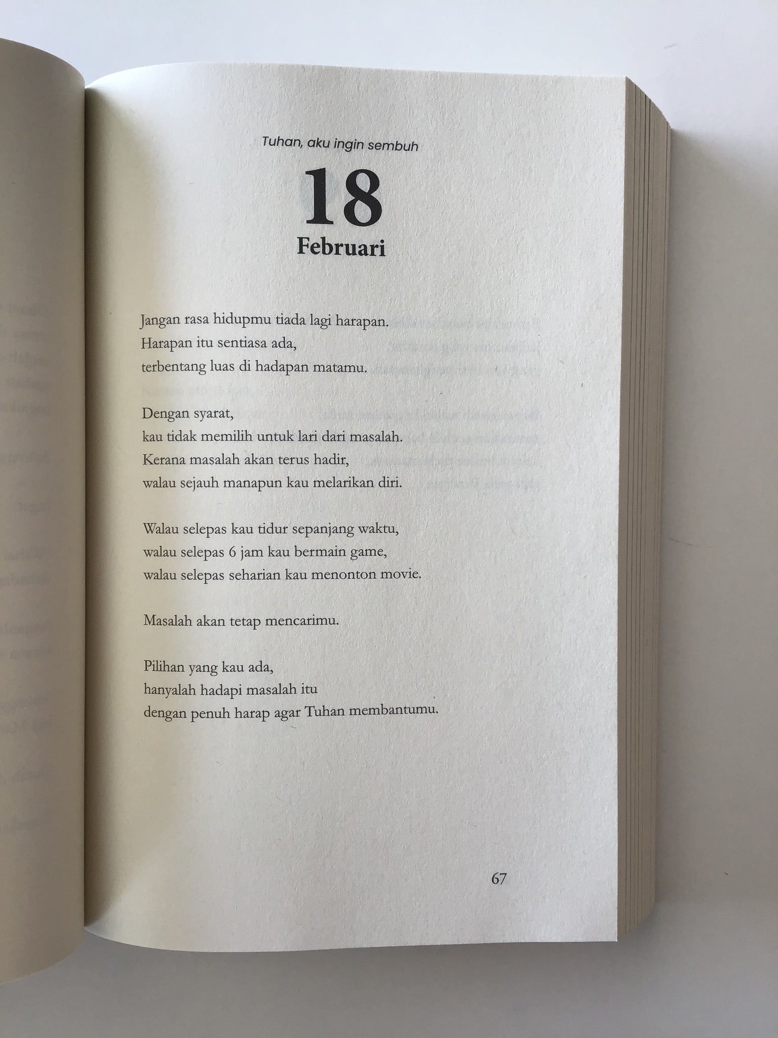Tuhan Aku Ingin Sembuh