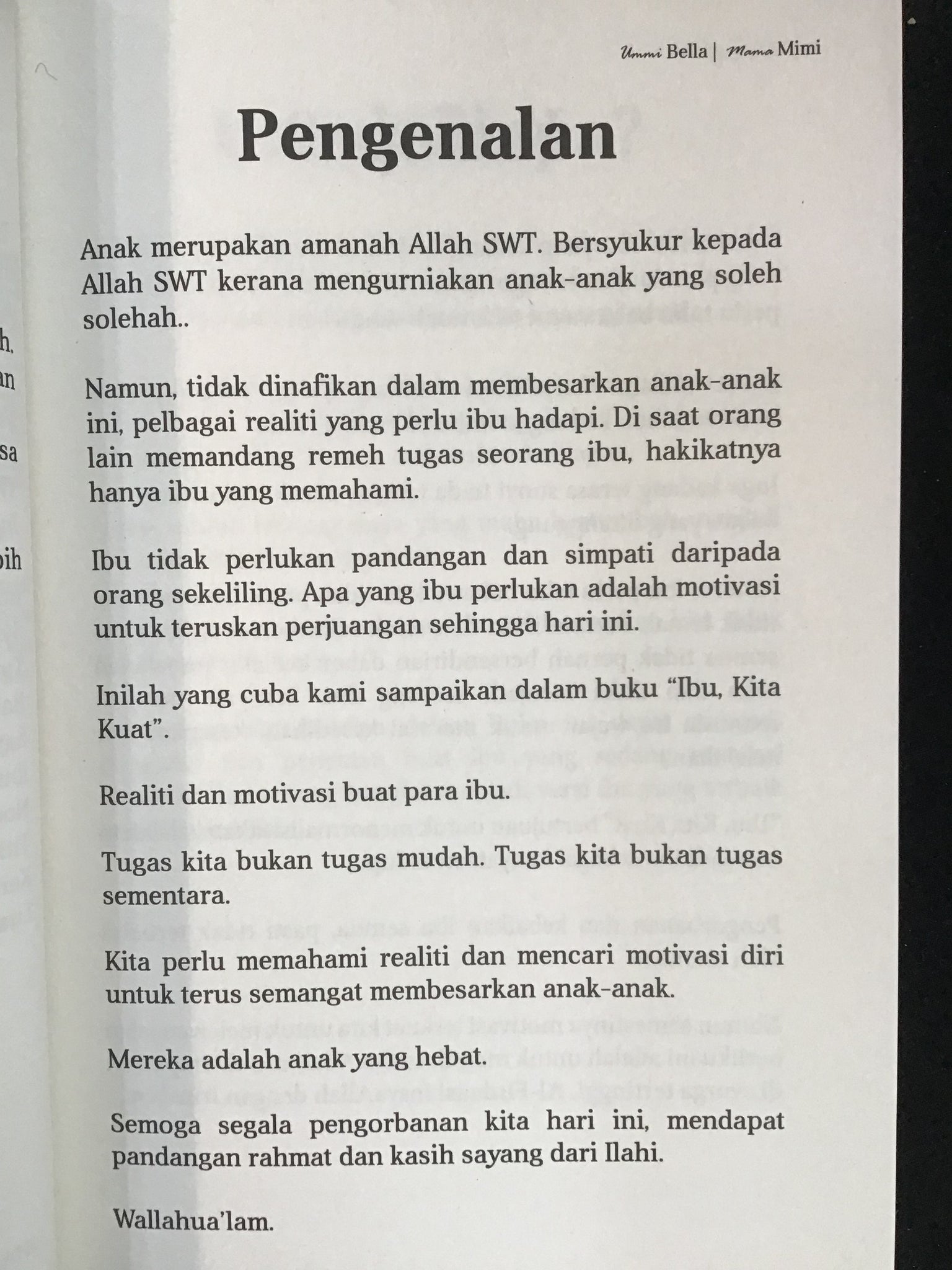 Ibu, Kita Kuat