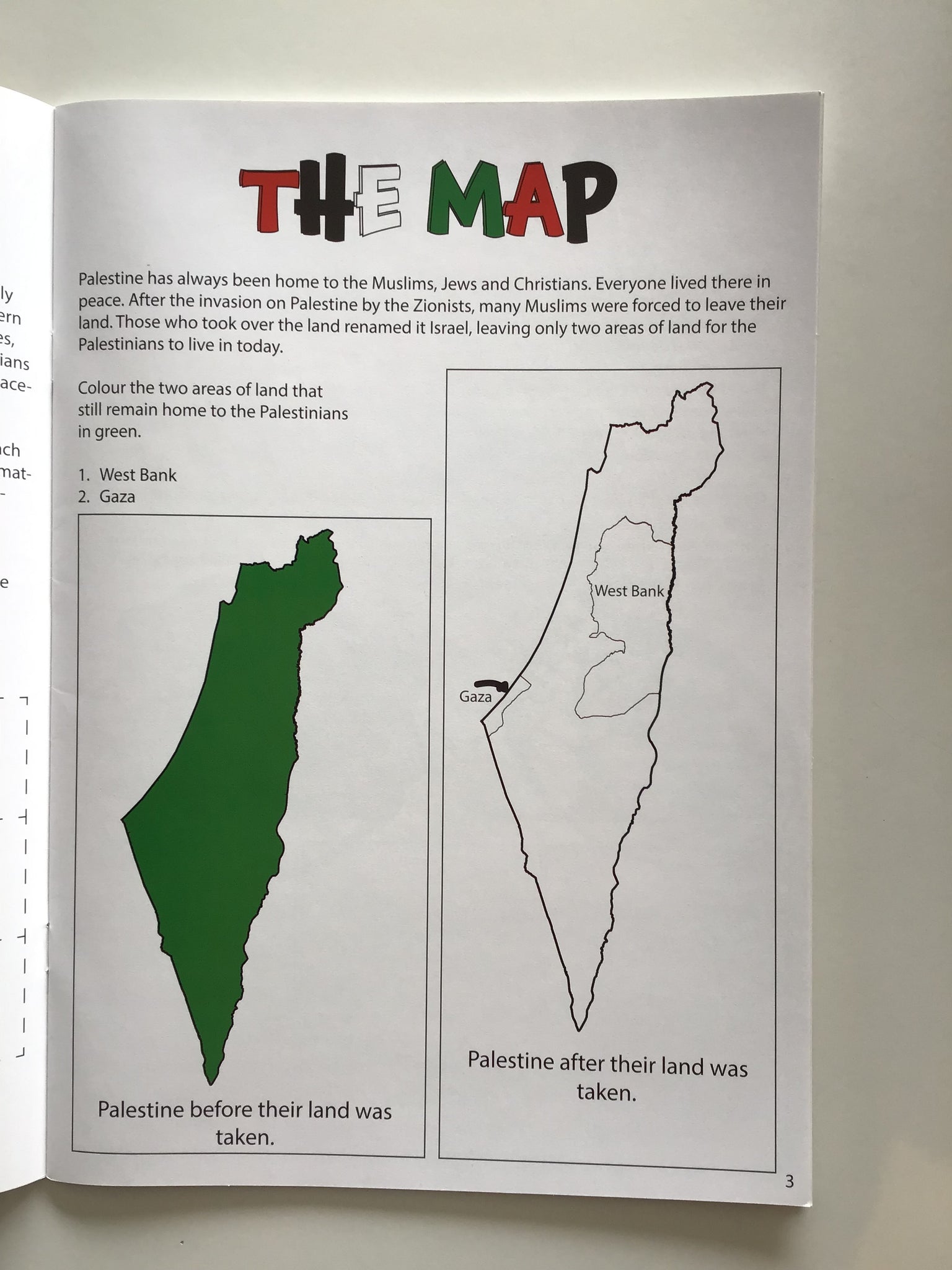 Palestine Activity Book