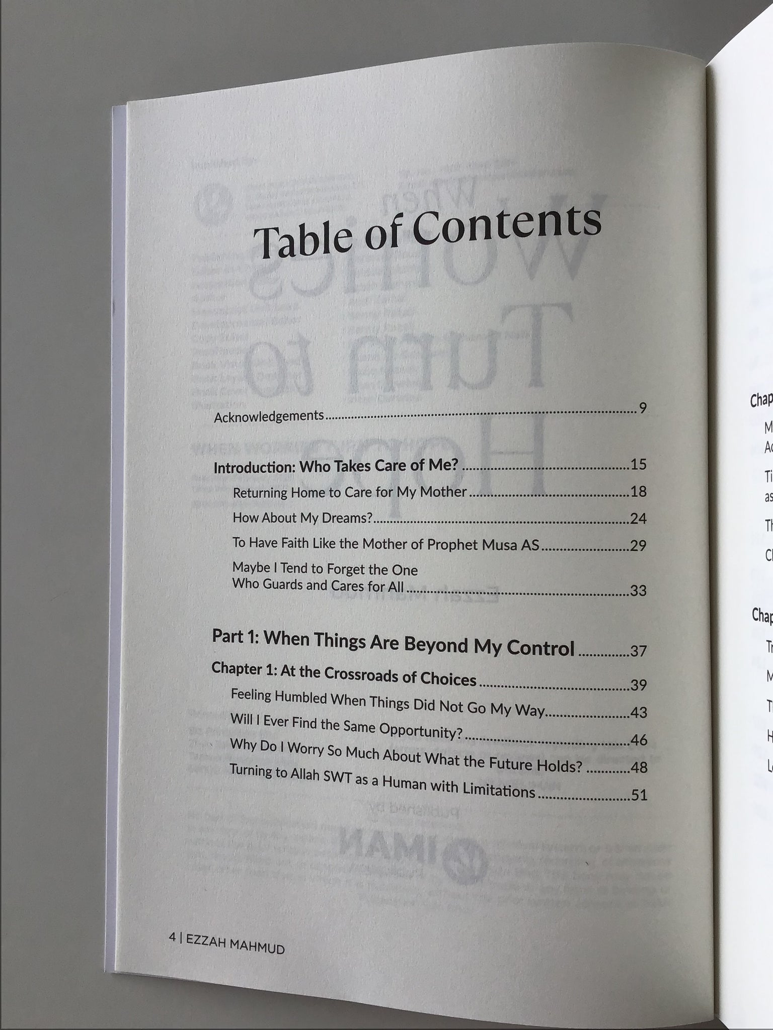 When Worries Turn to Hope