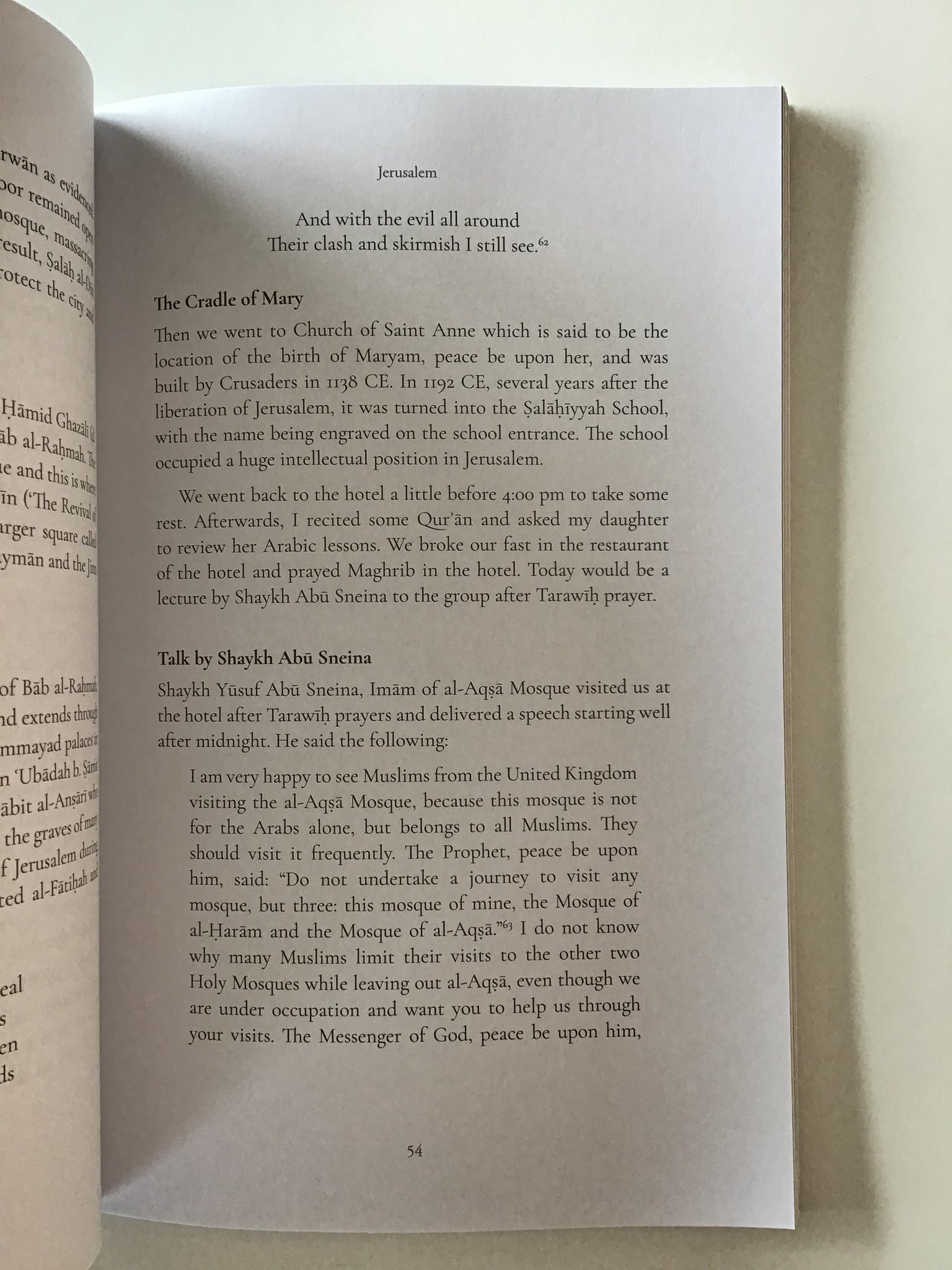 Remembering Beautiful Days in Jerusalem