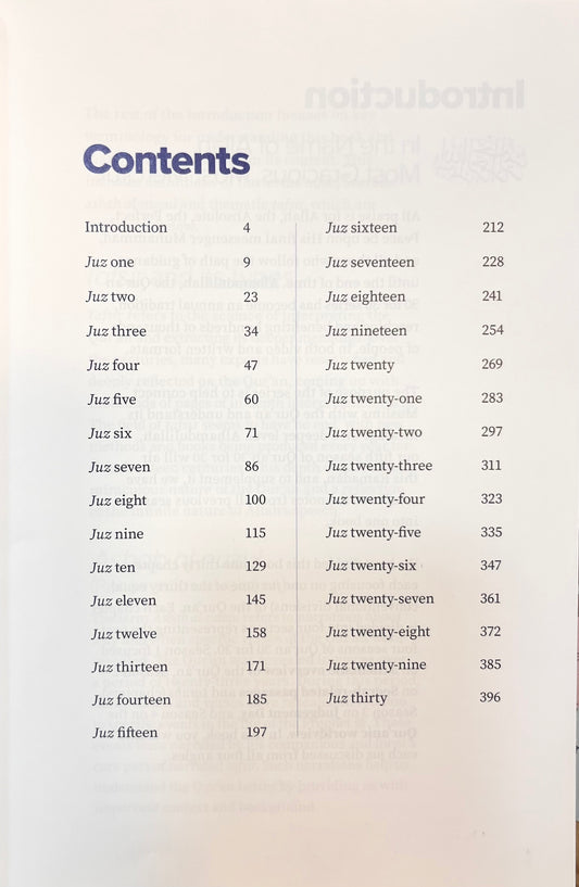 Quran 30 for 30 : Thematic Tafsir