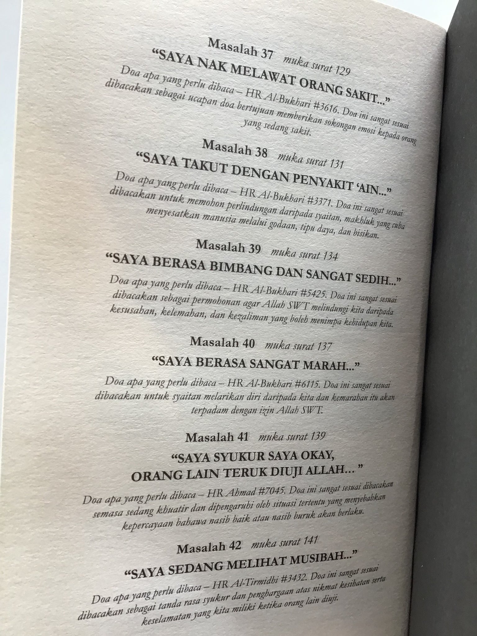 Tadabbur Terapi Doa Kesedihan Yang Terpendam
