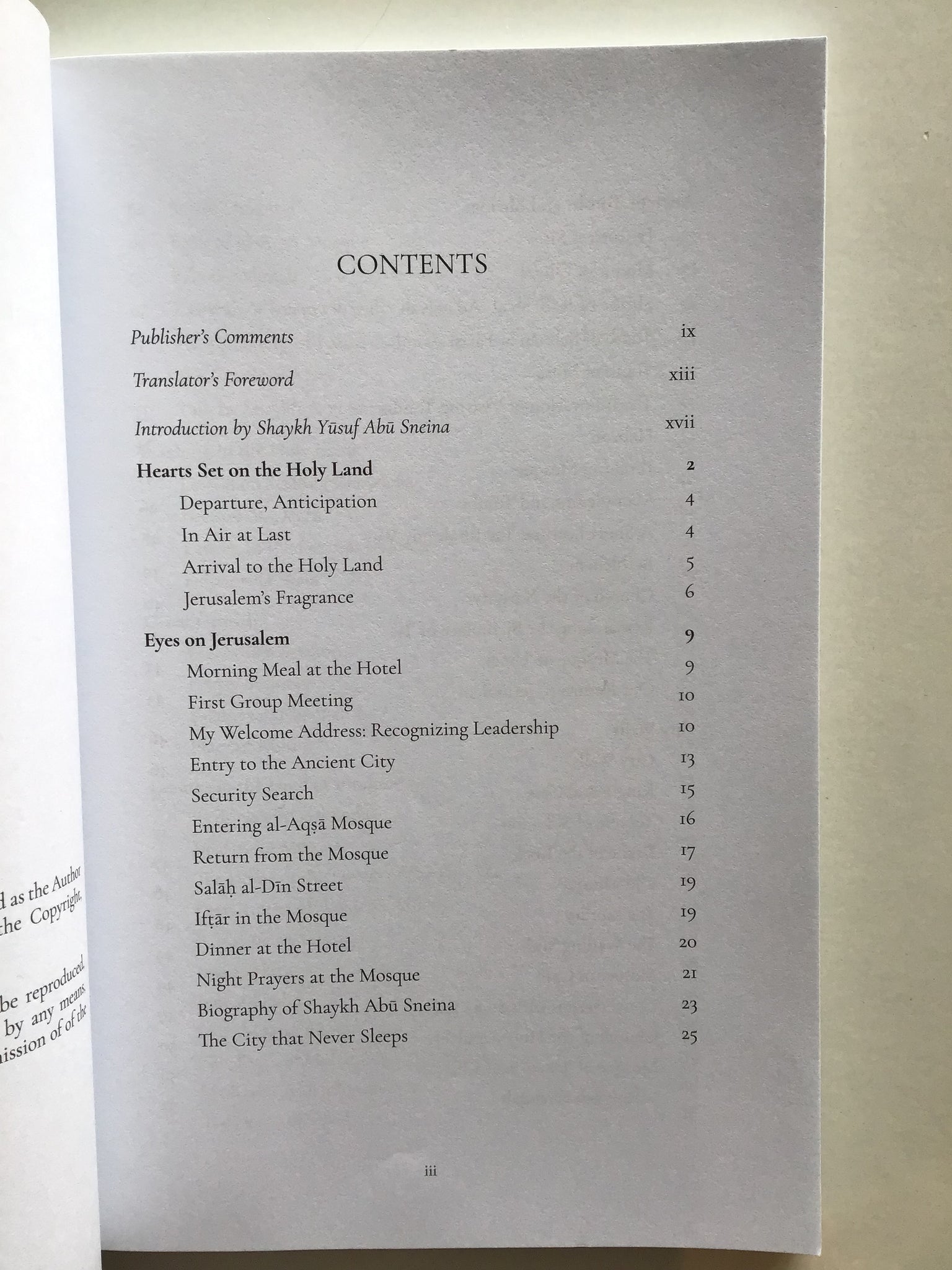 Remembering Beautiful Days in Jerusalem