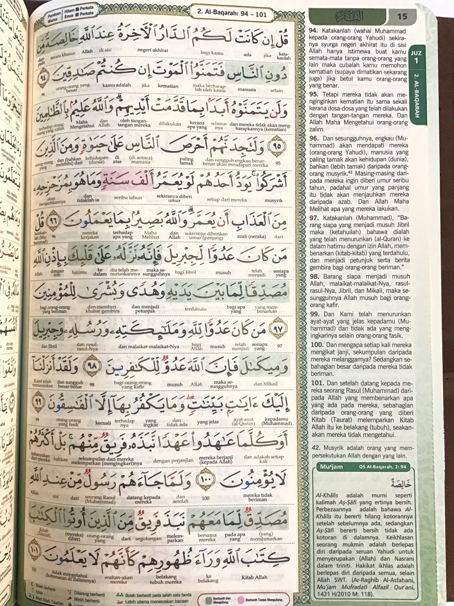 Al-Quran Al-Karim : Mu'jam Organizer