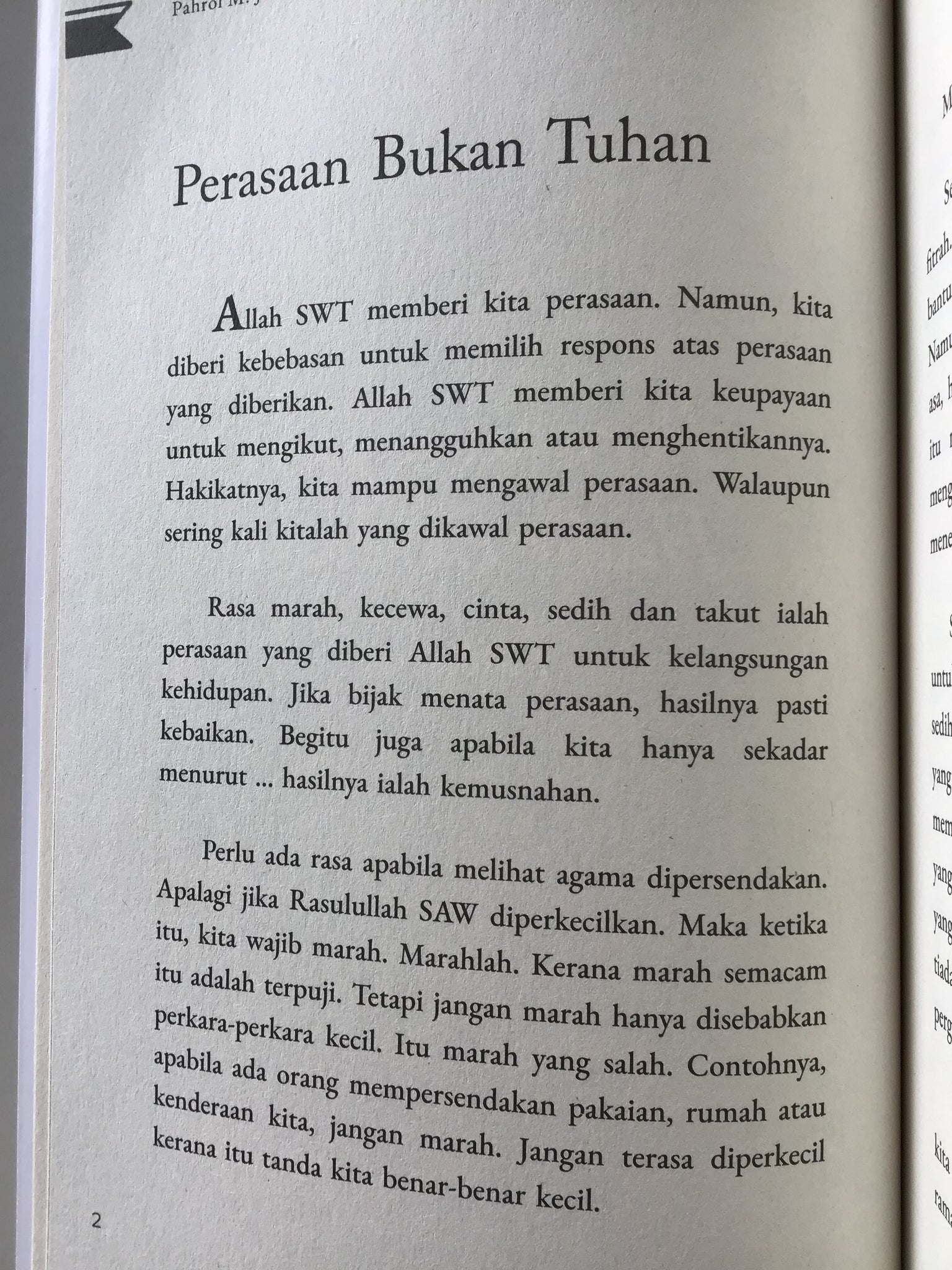Perasaan Bukan Tuhan