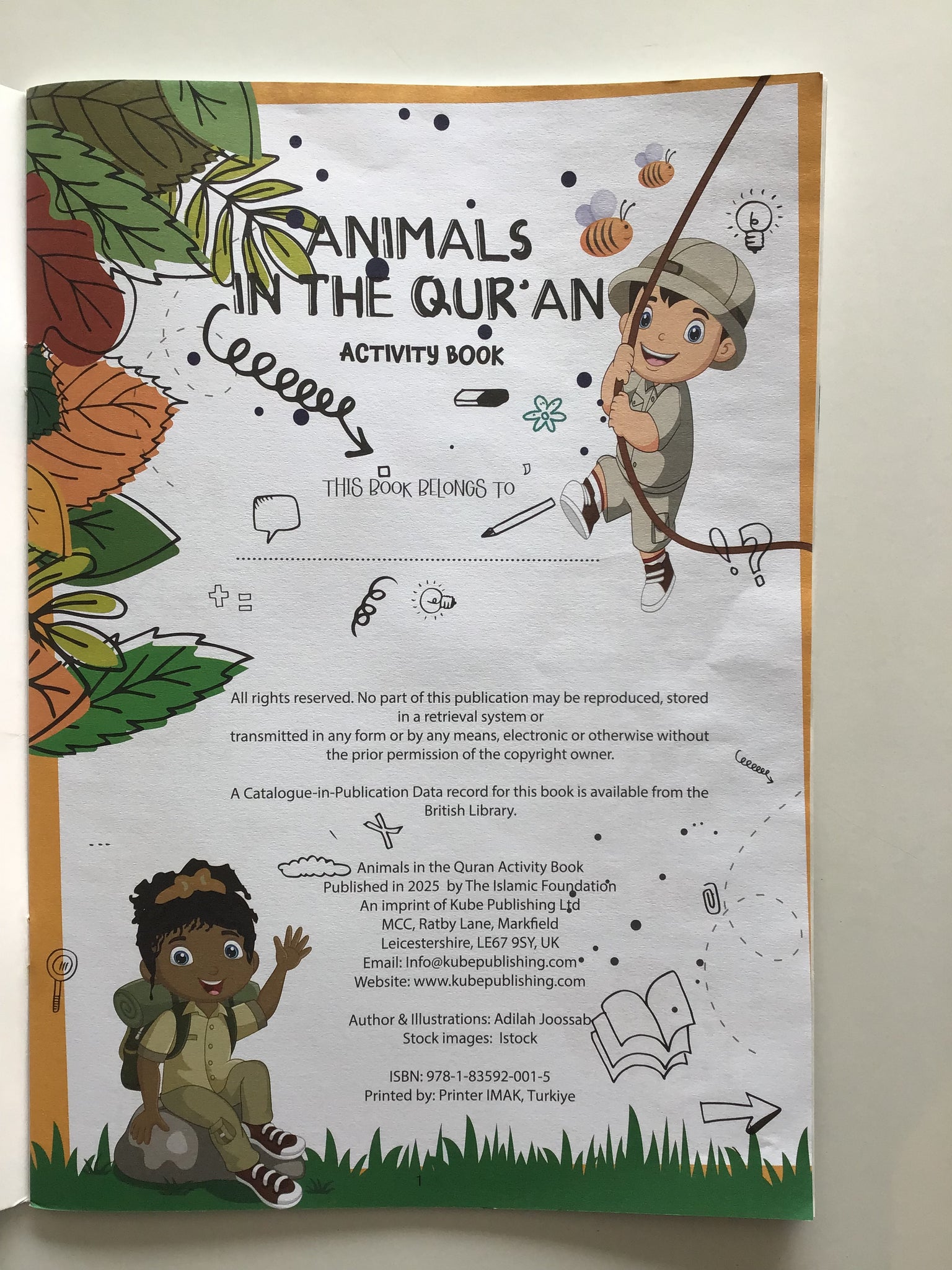 Animals In The Qur'an Activity Book