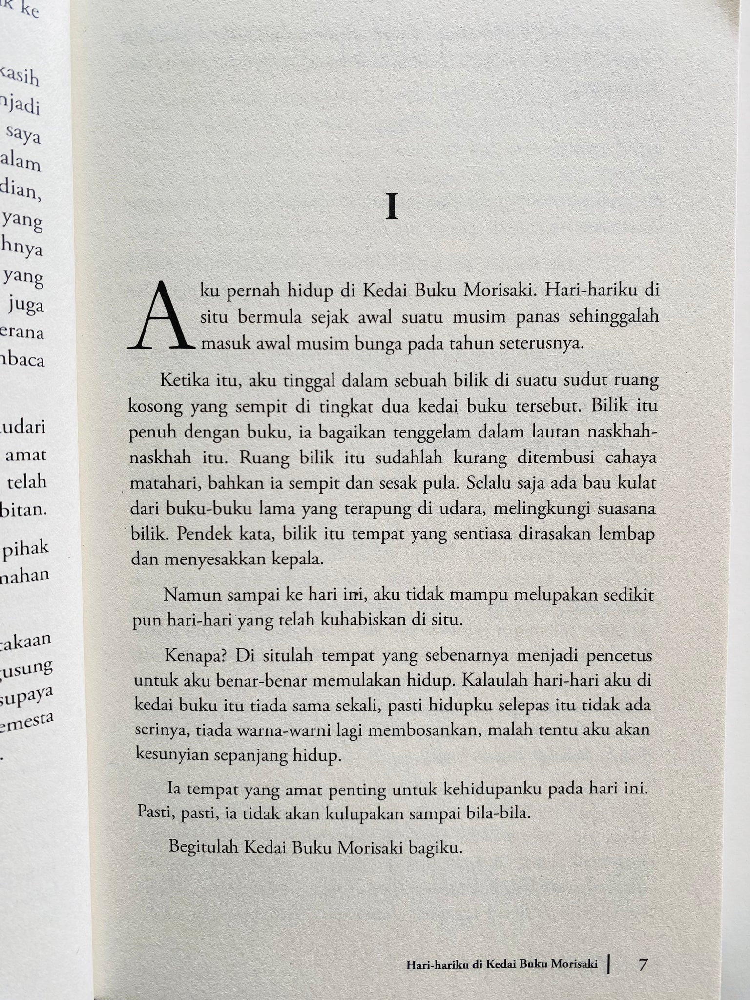 Hari-hariku di Kedai Buku Morisaki