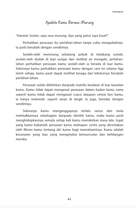 The Things You Can See Only When You Slow Down (Edisi BM)