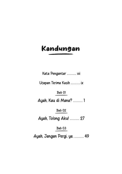 Ayah, Ini Arahnya Ke Mana, Ya?