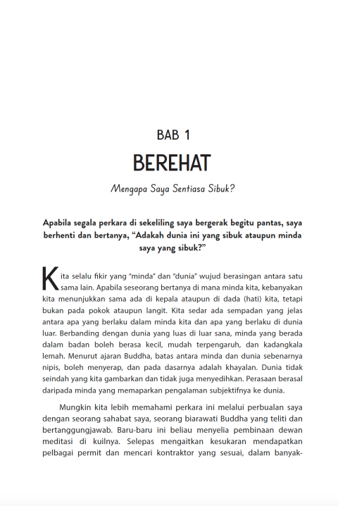 The Things You Can See Only When You Slow Down (Edisi BM)