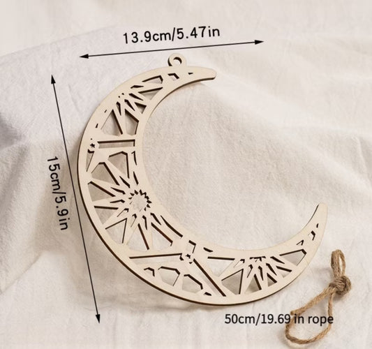 Eid Wooden Craft Hanging Deco
