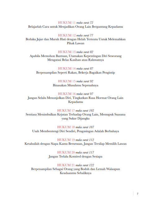 The 48 Laws of Power (Edisi BM Versi Padat)