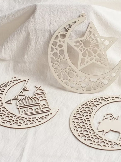 Eid Wooden Craft Hanging Deco