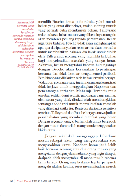 The 48 Laws of Power (Edisi BM Versi Padat)