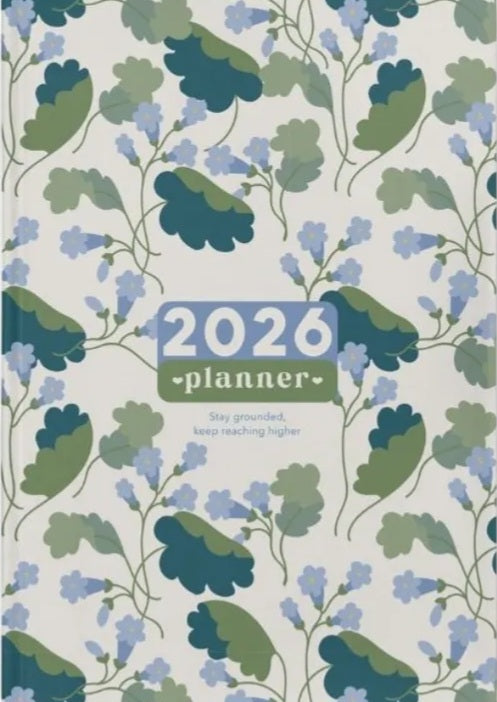 Planner 2026 : Botanic Blue