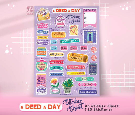 A Deed A Day Sticker