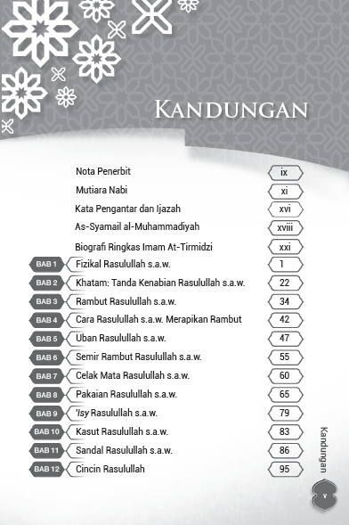 As-Syamail Al-Muhammadiyah: Keanggunanmu Ya Rasulullah
