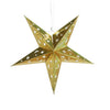 Five Pointed Star Lantern 30cm - Gold