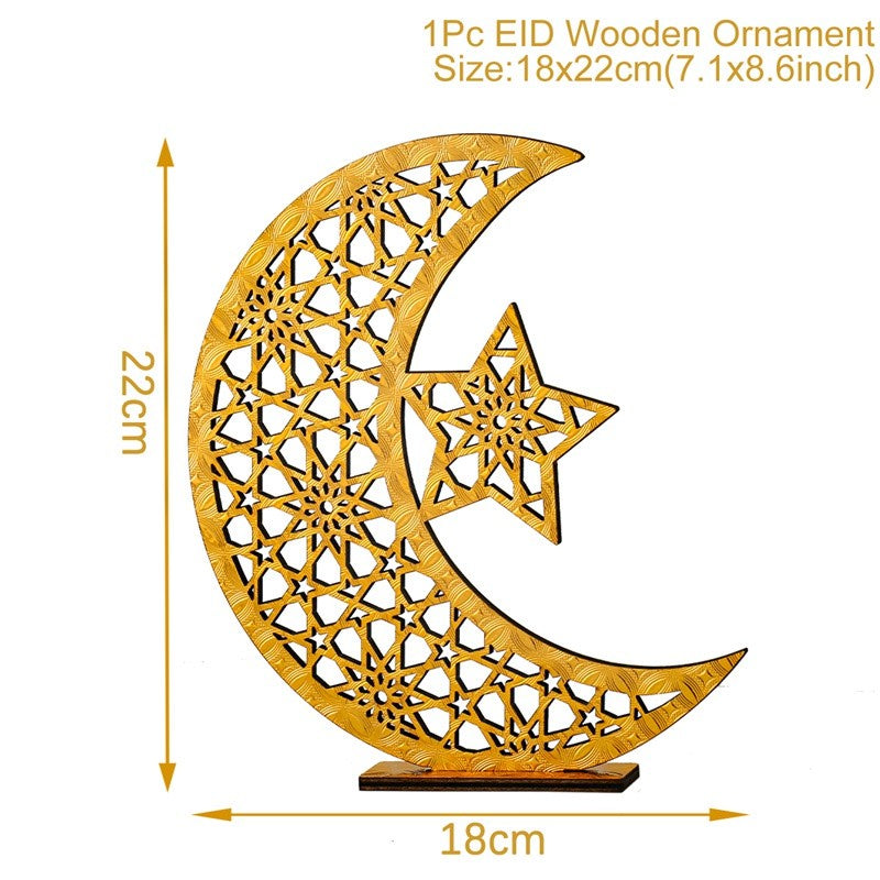 Wooden Standee Deco - Eid Mubarak