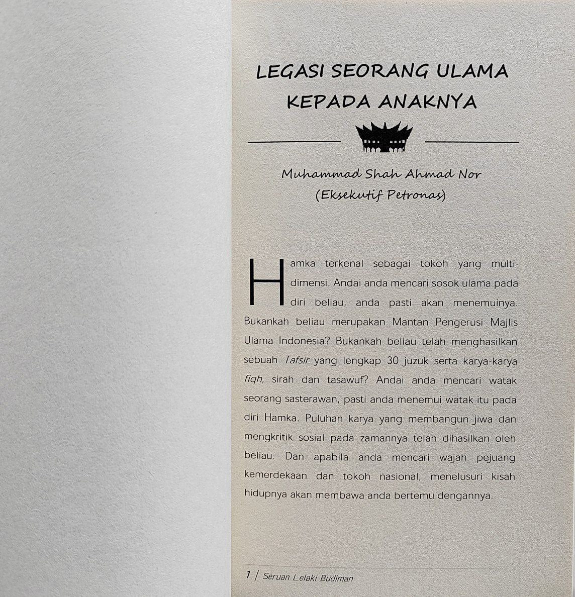 Seruan Lelaki Budiman