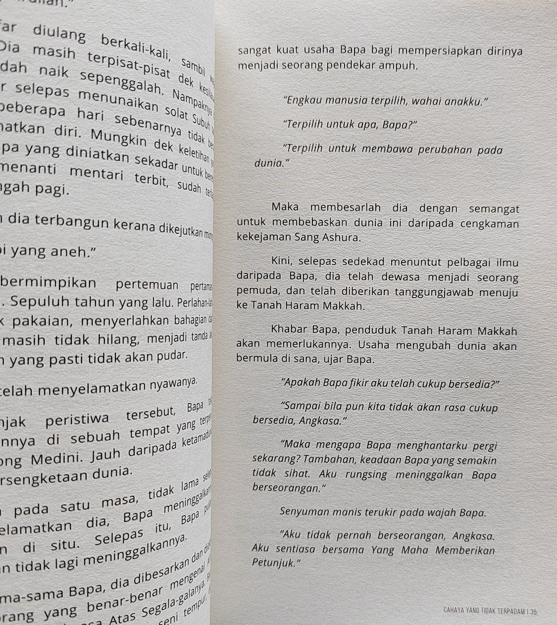 Takdir 1 : Cahaya Yang Tidak Terpadam