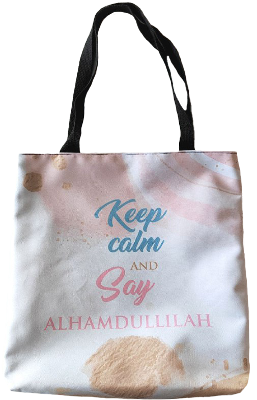 DG Totebag Keep Calm and Say Alhamdulillah