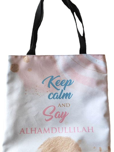 DG Totebag Keep Calm and Say Alhamdulillah