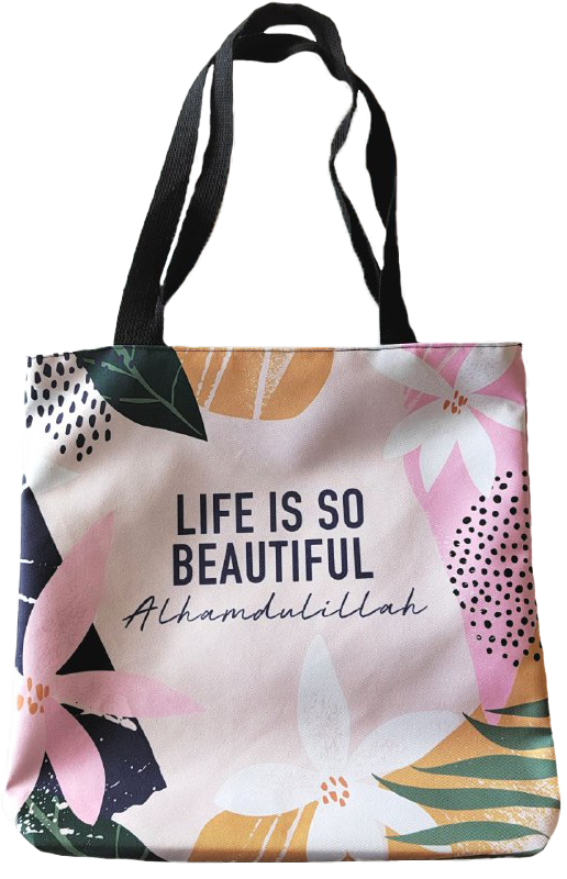 DG Totebag Life is Beautiful Alhamdulillah