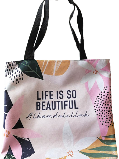 DG Totebag Life is Beautiful Alhamdulillah