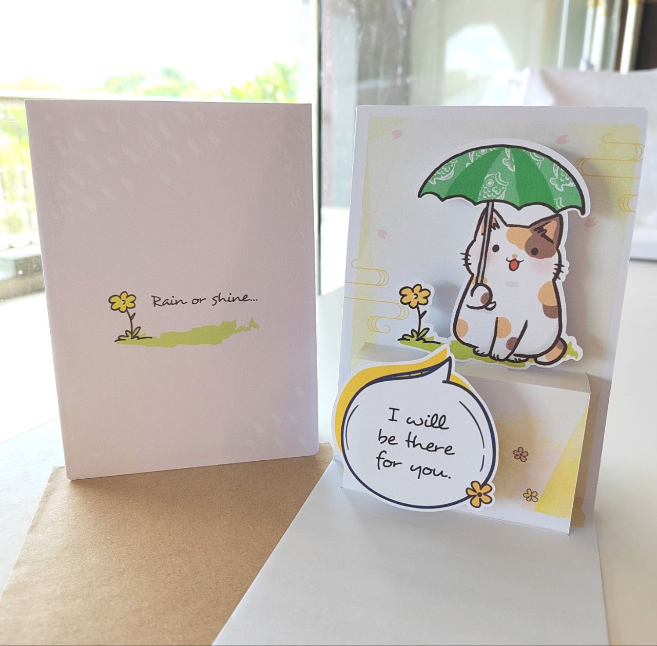 Love Cat Pop Up Card