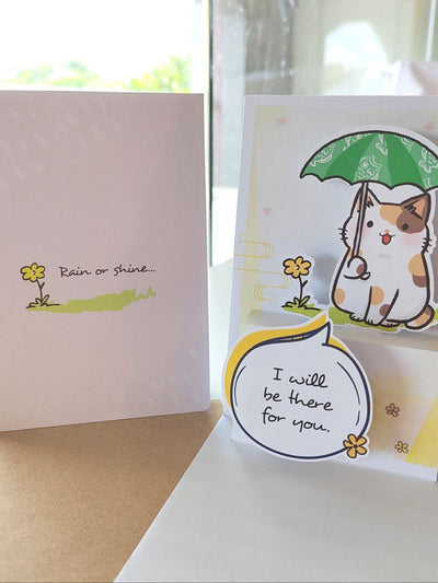 Love Cat Pop Up Card