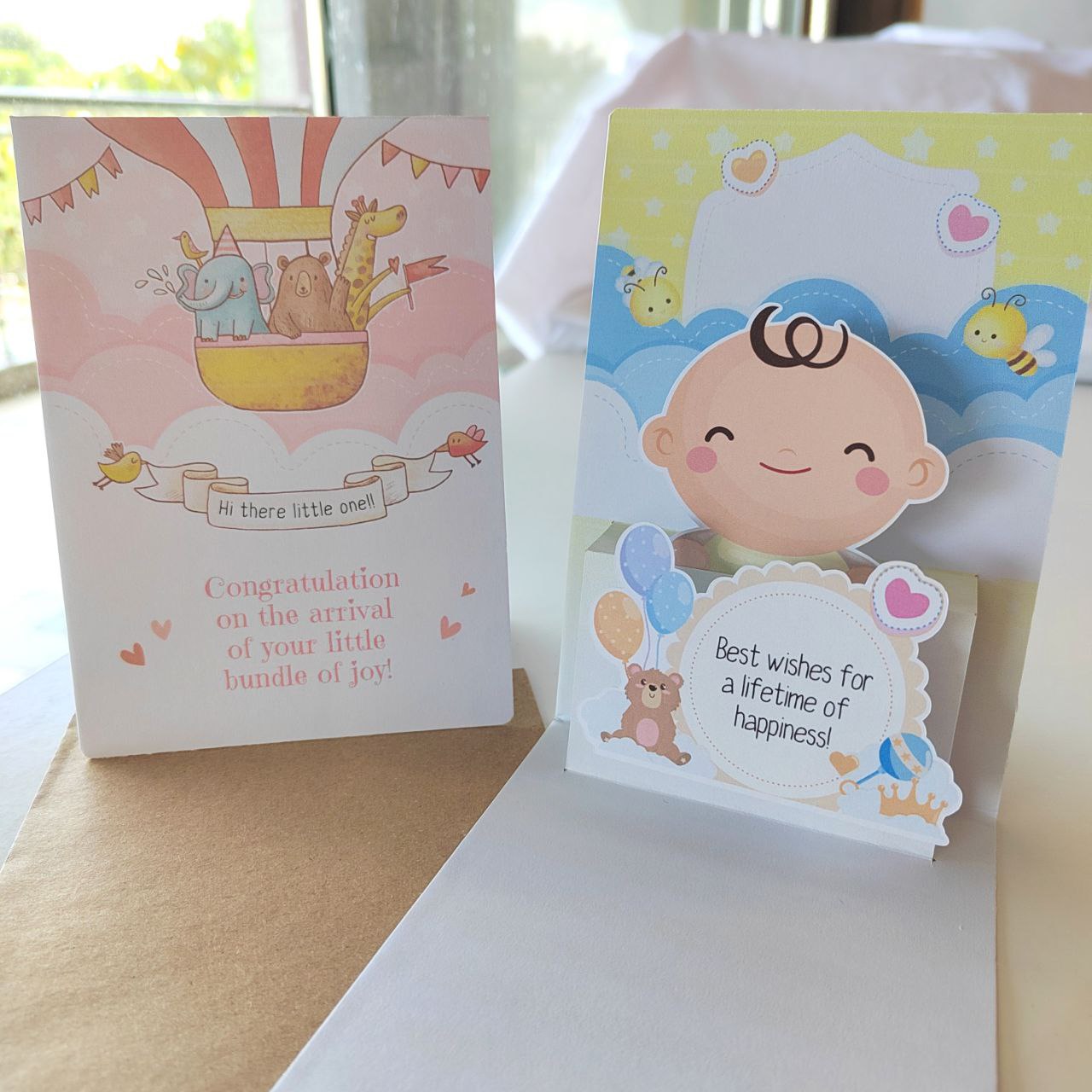 New Born Baby Pop Up Card