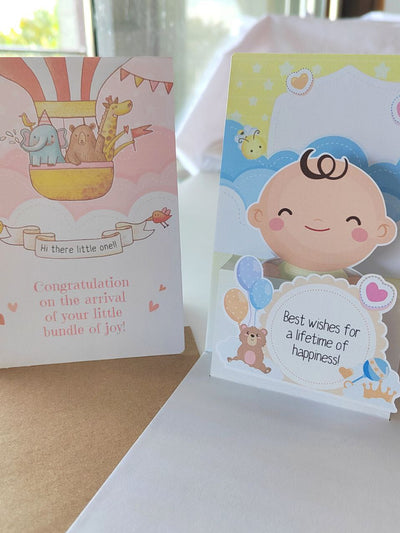 New Born Baby Pop Up Card