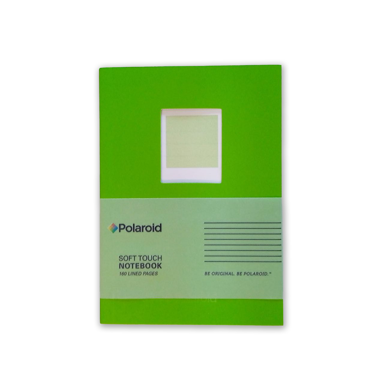 Polaroid Soft Touch Small Notebook Green