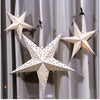 Five Pointed Star Lantern 60cm - with Light