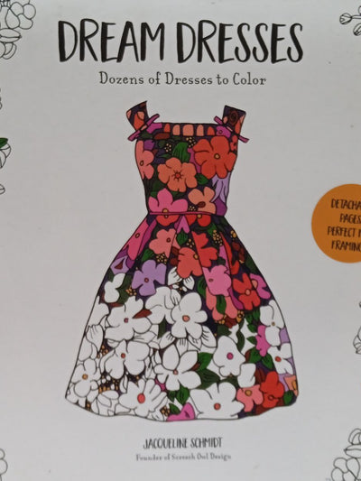 Dream Dresses : Dozens Of Dresses To Color