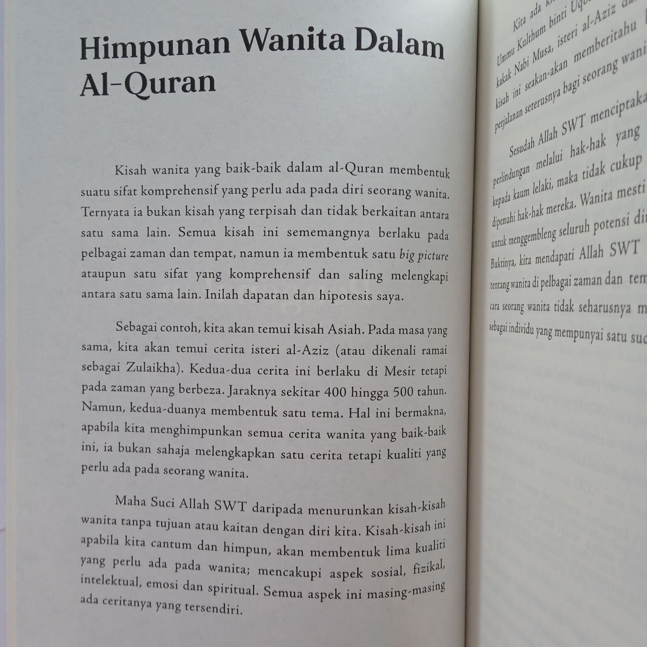 Perempuan-perempuan Berbudi Dalam Al-Quran