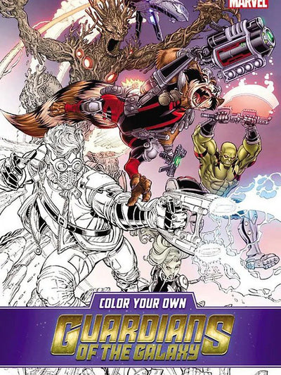 Color Your Own Guardians of the Galaxy