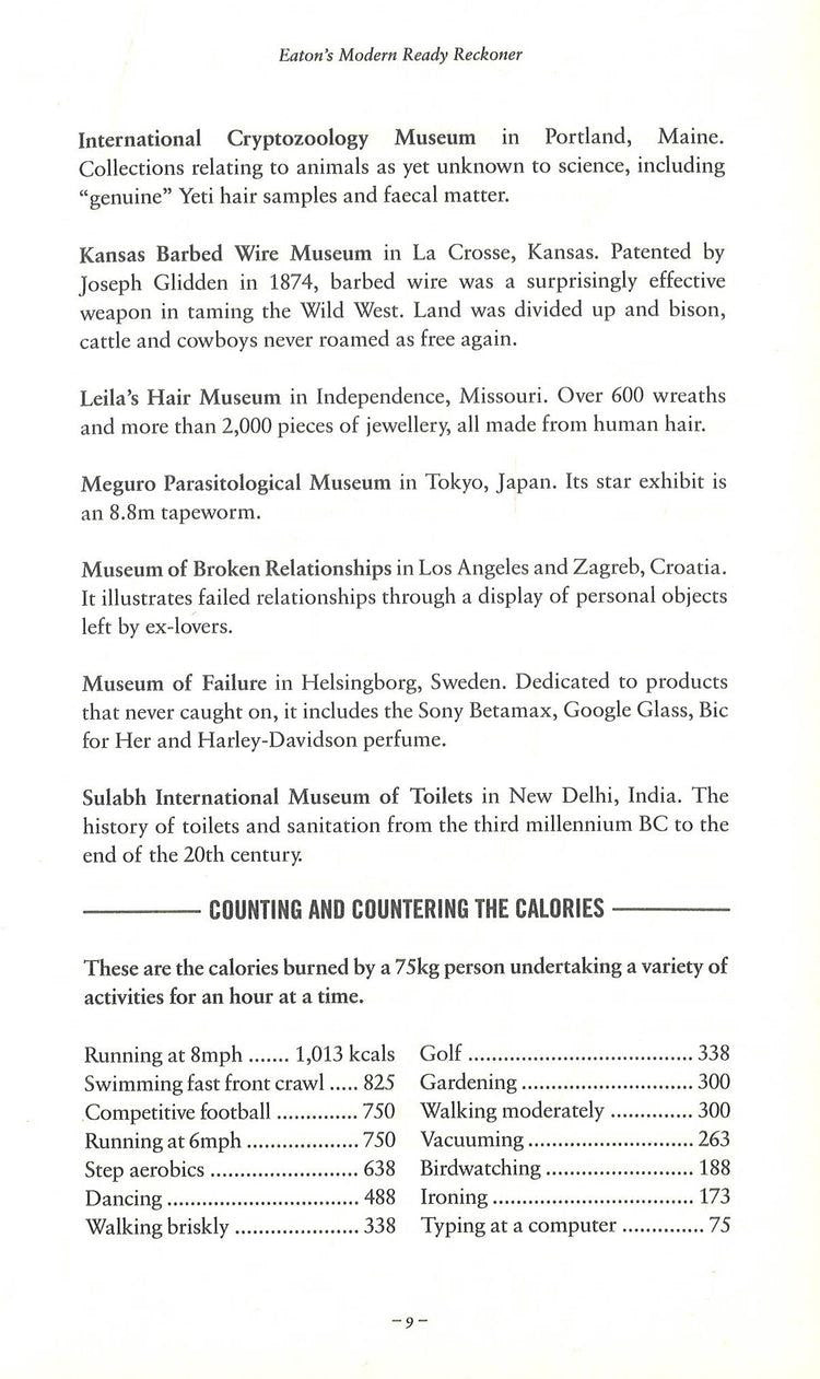 Eaton's Modern Ready Reckoner