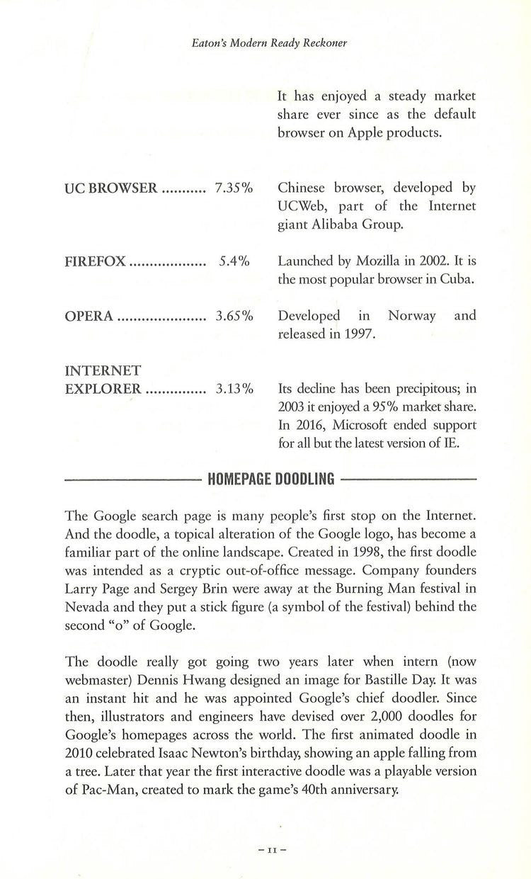 Eaton's Modern Ready Reckoner